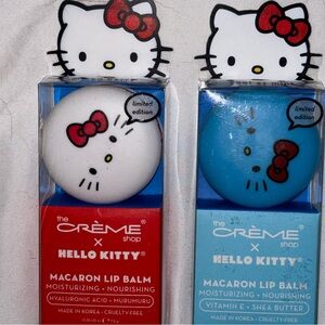 Hello Kitty Macaron Lip Balm Limited Edition x2